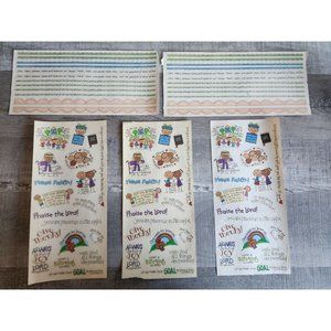 Jumbo Sticker Sheets - MAMBI Faith Christian Church Scrapbooking NEW Retired #39